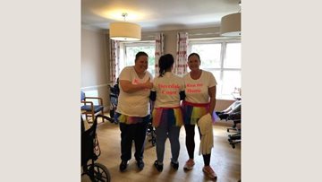 Wednesbury care home Colleagues praised for charity effort